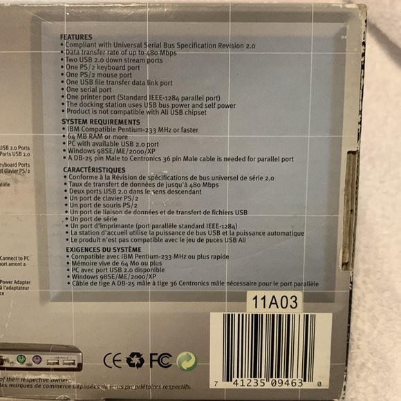 Nexxtech high-speed USB 2.0 Docking Station - Picture 4 of 5